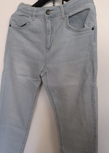 buz mavisi Denim Jean Pantolon