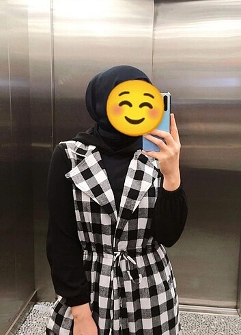 Sefamerve Ekose oduncu uzun yelek