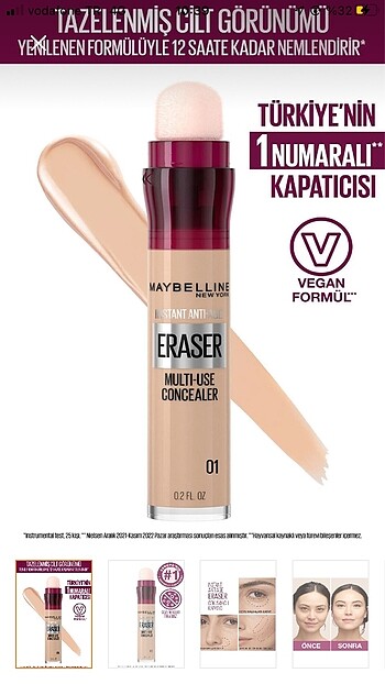 Maybelline kapatıcı