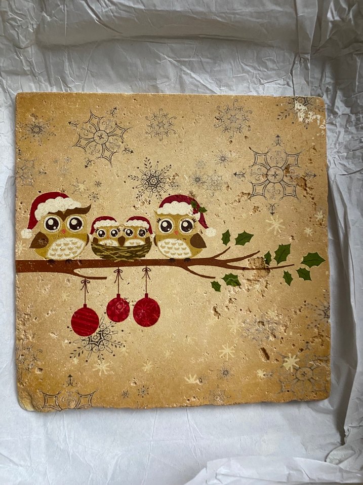 Mudo home Kahverengi Baykuş Desenli tablo - Görsel 3