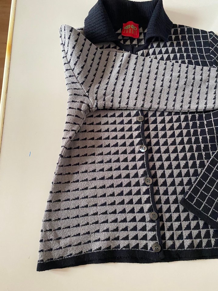 Kenzo Gri Örgü Hırka - Görsel 5