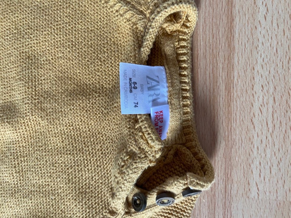 Zara Sarı Erkek Çocuk Triko Kazak - Görsel 3