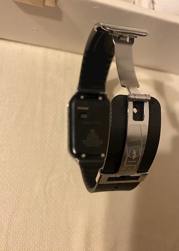 Siyah Kordonlu Akıllı Saat - Görsel 2
