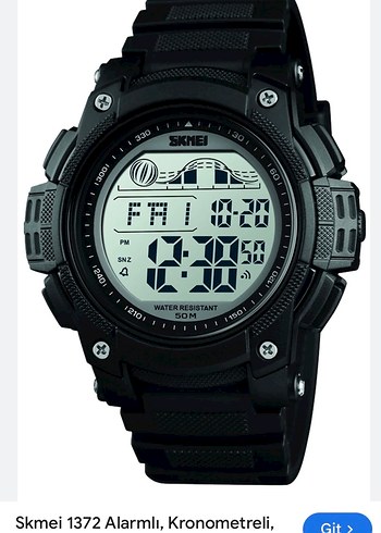 SKMEI Siyah Dijital Erkek Saat - Görsel 11