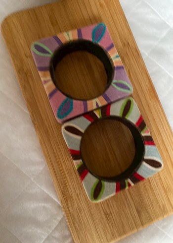 Renkli İşlemeli Bohem  Bileklik - Görsel 3