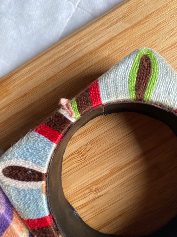 Renkli İşlemeli Bohem  Bileklik - Görsel 5