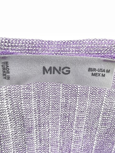 m Beden mor Renk Mango Bluz %70 İndirimli.