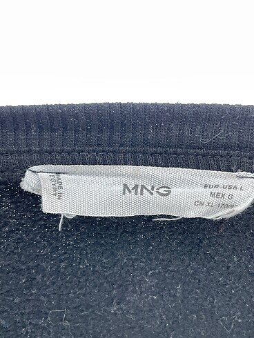 l Beden siyah Renk Mango Sweatshirt %70 İndirimli.
