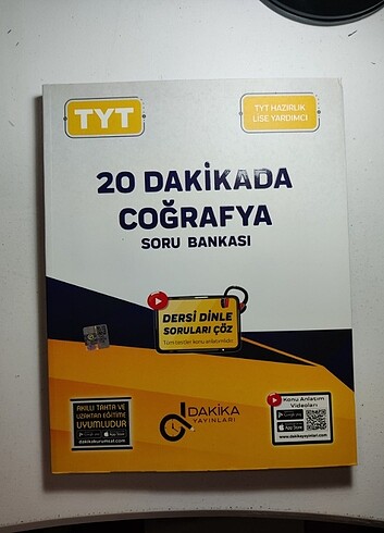 TYT Coğrafya Soru Bankası Dakika Yayınları