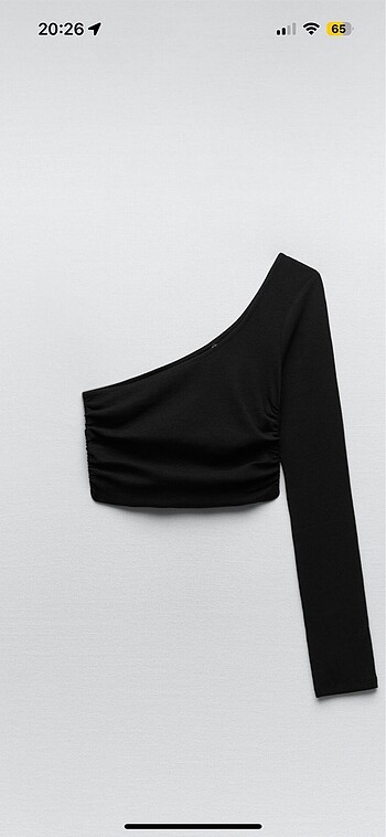 Zara Tek Omuz Fitilli Top