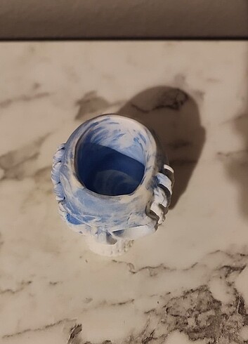 Beden beyaz Renk İkonik kuru kafa mumluk saksı
