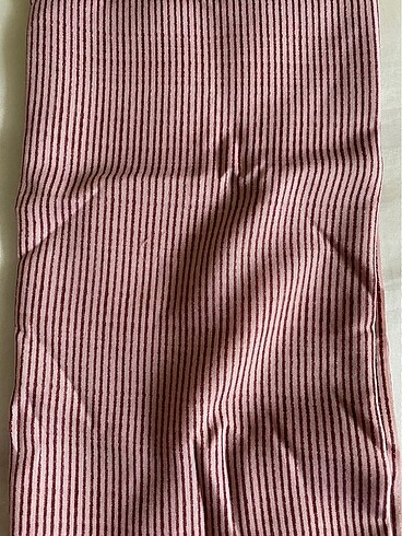  Beden bordo Renk Çizgili şal