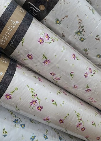 Mavi Çiçek Desenli Gri Yastık - Görsel 5