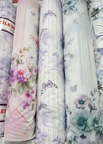 Nakışlı Pembe Pastel Yatak Örtüsü - Görsel 6