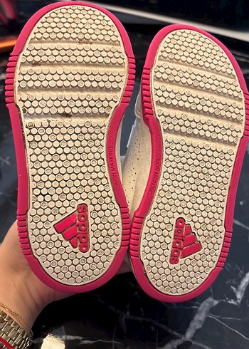 Kız Çocuk Beyaz Cırt Cırtlı Spor Ayakkabı - Görsel 3