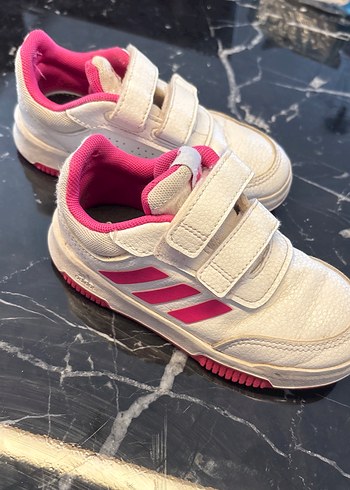 Kız Çocuk Beyaz Cırt Cırtlı Spor Ayakkabı - Görsel 2