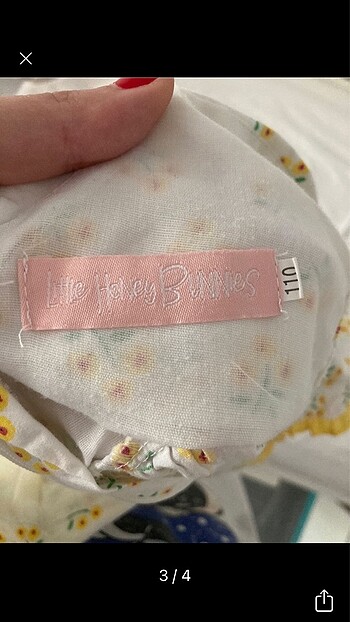 24-36 Ay Beden Little Honey Bunnies elbise