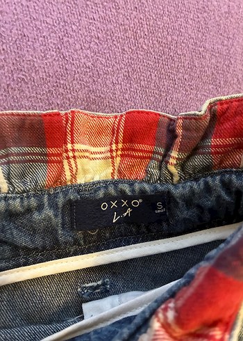 Kadın Gri Mavi Batik Desenli Midi Kot Etek - Görsel 4