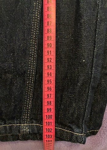 Yüksek bel baggy jean - Görsel 6