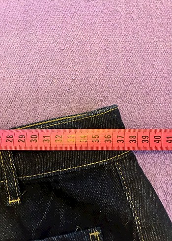 Yüksek bel baggy jean - Görsel 5