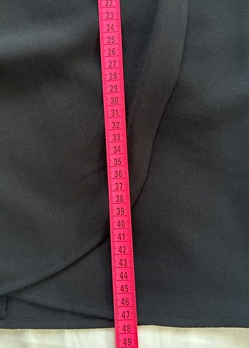 Siyah Drapeli Midi Mini Etek - Görsel 8