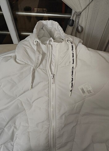 44 Beden beyaz Renk Unisex mont