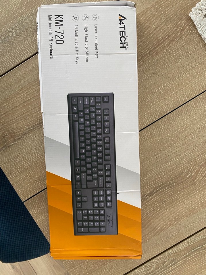 A4TECH KM-720 Q Siyah USB Klavye - Görsel 2