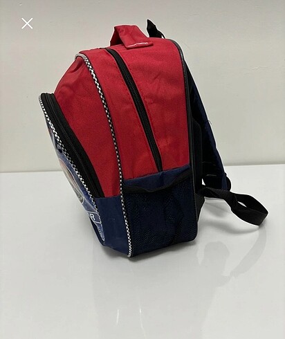 Kırmızı Araba resimli erkek çocuk anaokulu çantası - Görsel 4