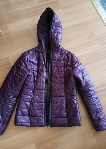 Mor Fermuarlı Kadın Mont 220 TL - Görsel 4