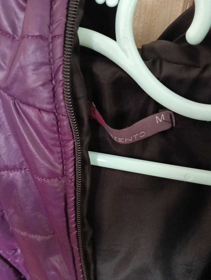 Mor Fermuarlı Kadın Mont 220 TL - Görsel 3