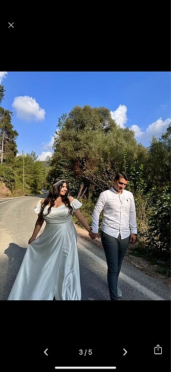 50 Beden Nikah elbisesi