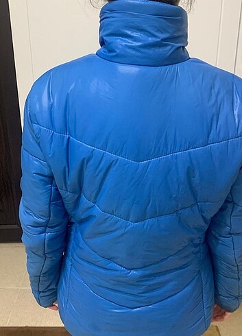 m Beden mavi Renk Unisex Mont
