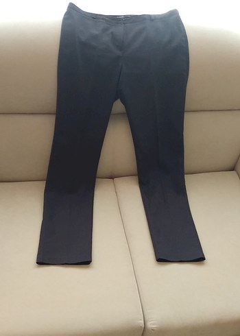 Kadın Gri Midi Kumaş Pantolon