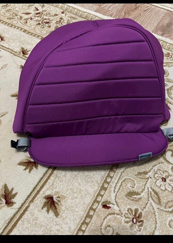 Pembe Kelebek Desenli Bebek Arabası - Görsel 5