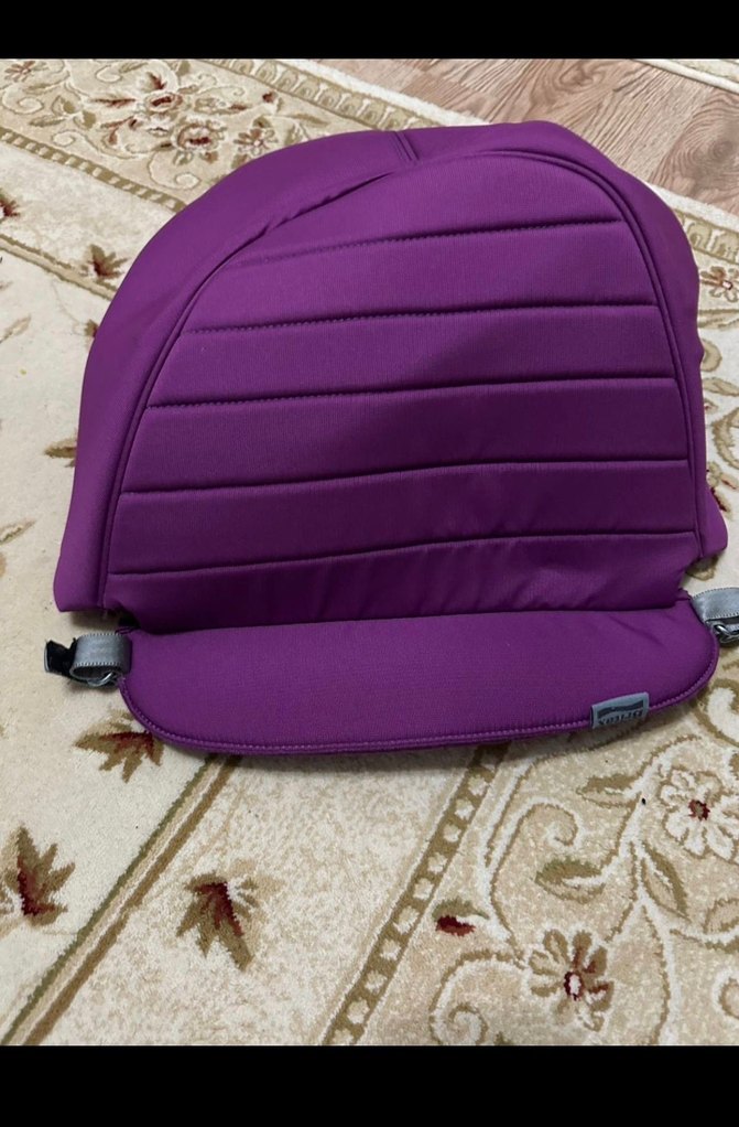 Pembe Kelebek Desenli Bebek Arabası - Görsel 5