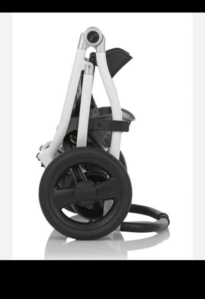 Pembe Kelebek Desenli Bebek Arabası - Görsel 2