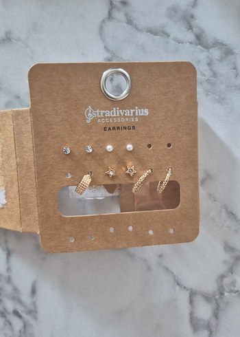 Beden stradivarius Altın Renk Mini Boncuklu Bohem Küpe tanesi 35 tl