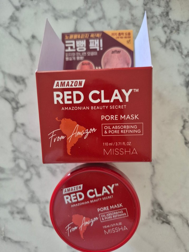 Missha Amazon Kırmızı Kil yüz Maskesi 110ml - Görsel 4