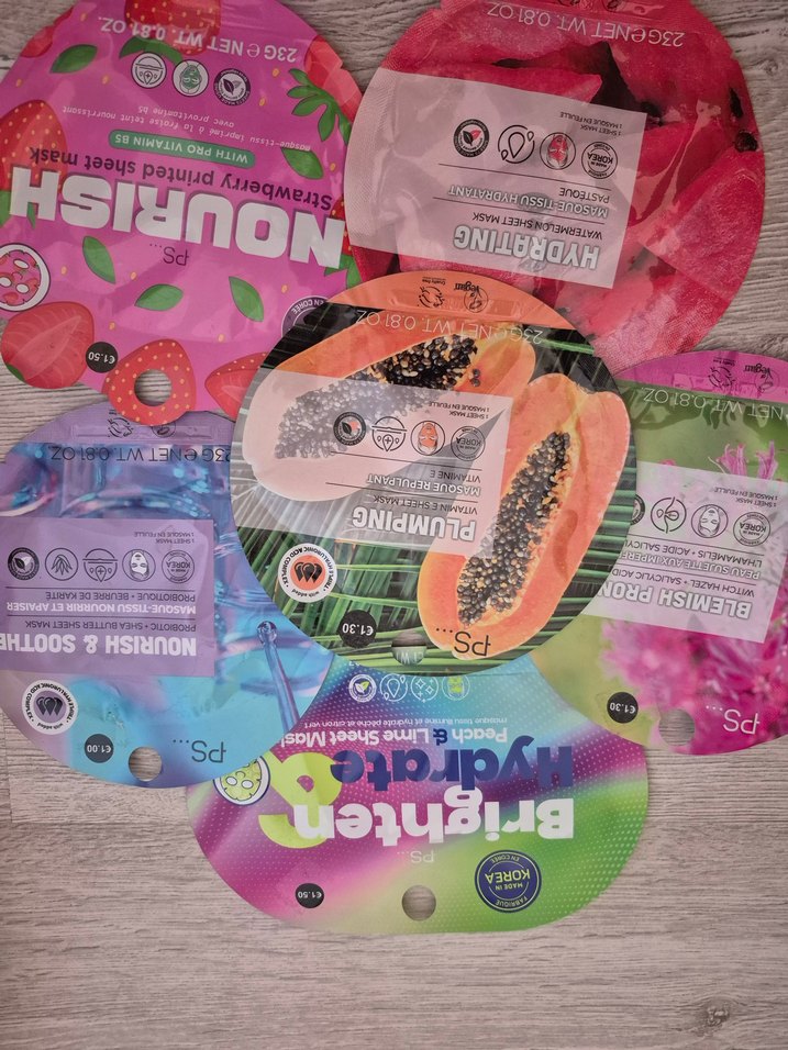 Kadınlar için 6'lı Yüz Maskesi Seti - Görsel 2