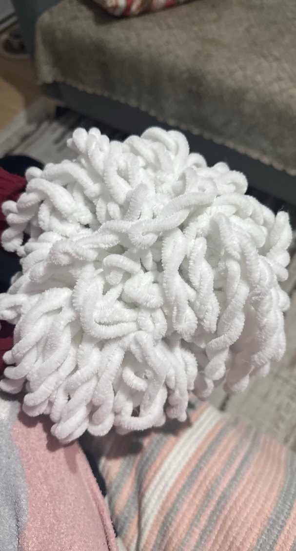 Beyaz Topuz Tokası - Görsel 2