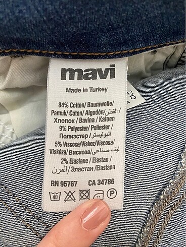 36 Beden mavi Renk Mavi jeans