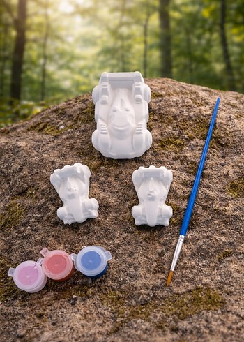 Bohem Tarzı Boyanabilir Seramik Süsler - Görsel 7