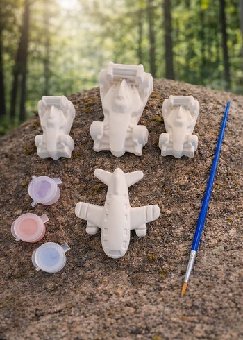 Bohem Tarzı Boyanabilir Seramik Süsler - Görsel 2