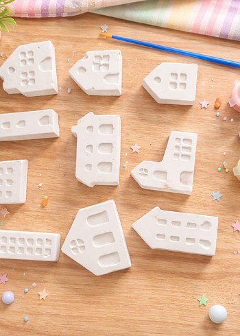 Bohem Tarzı Boyanabilir Seramik Süsler - Görsel 3