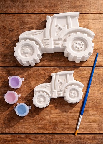 Bohem Tarzı Boyanabilir Seramik Süsler - Görsel 5