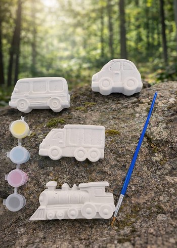 Bohem Tarzı Boyanabilir Seramik Süsler - Görsel 6