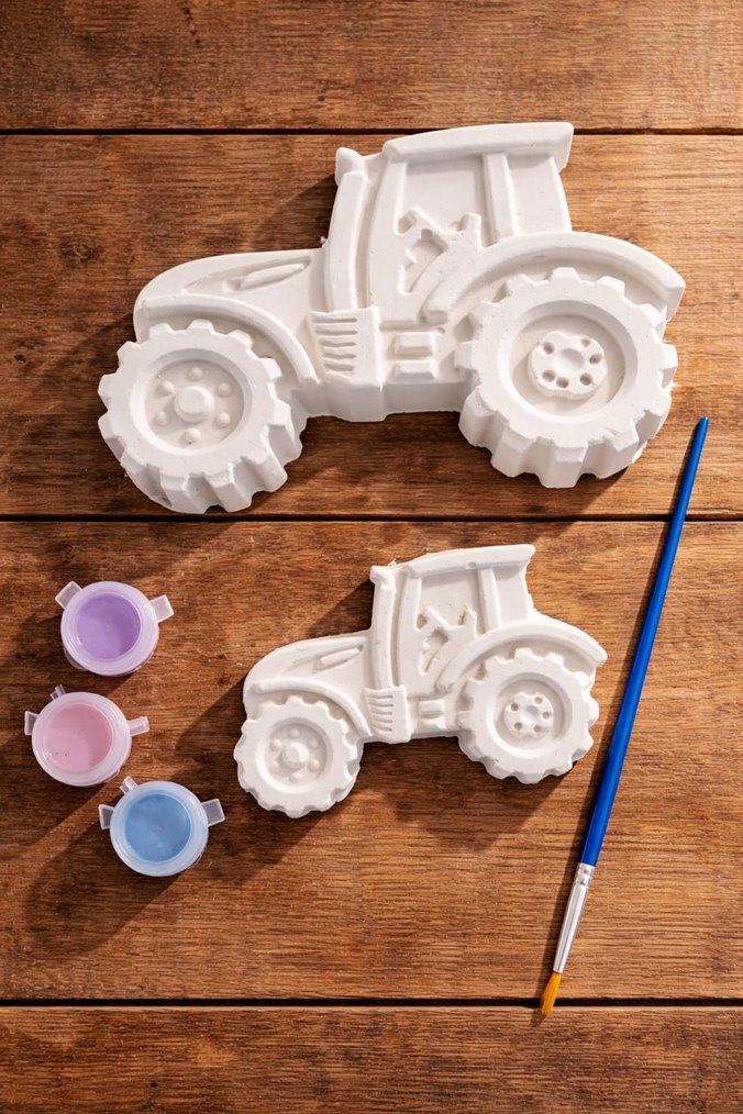 Bohem Tarzı Boyanabilir Seramik Süsler - Görsel 5