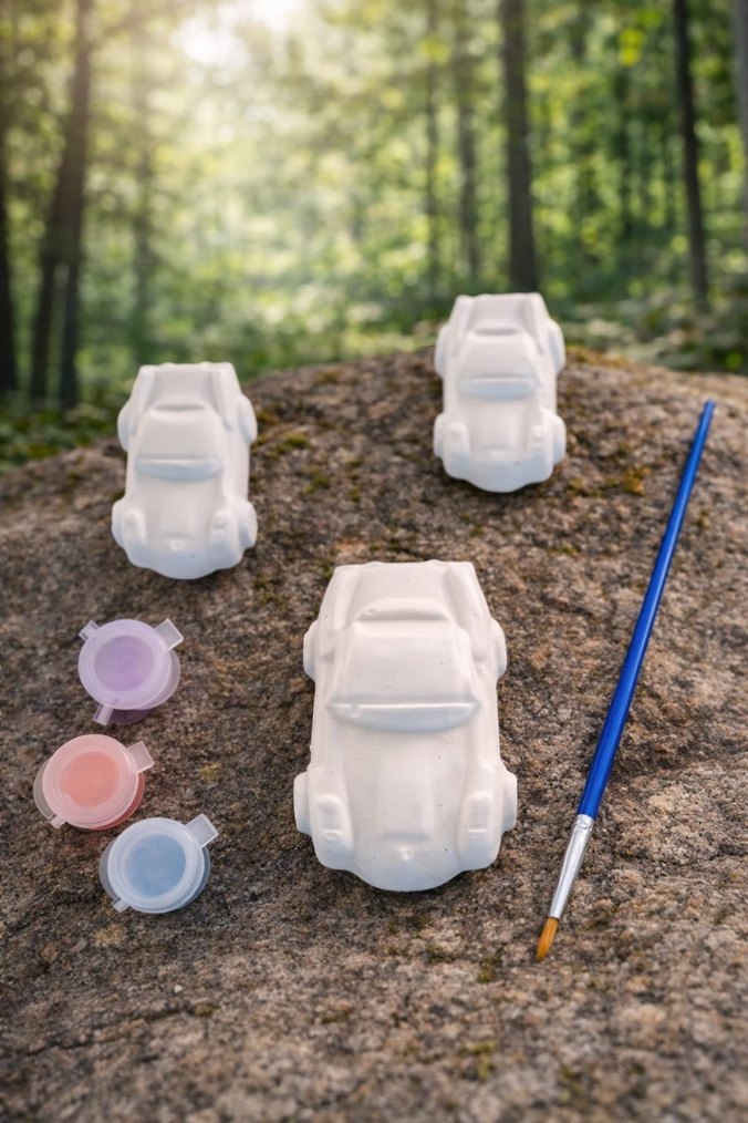 Bohem Tarzı Boyanabilir Seramik Süsler - Görsel 4