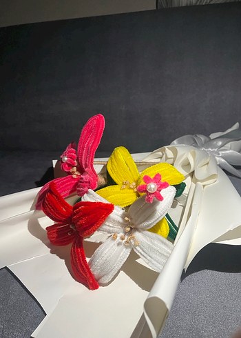 Renkli şönil çiçek - Görsel 3