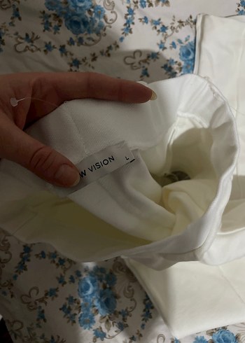 Kadın Beyaz Pantolon - Görsel 3